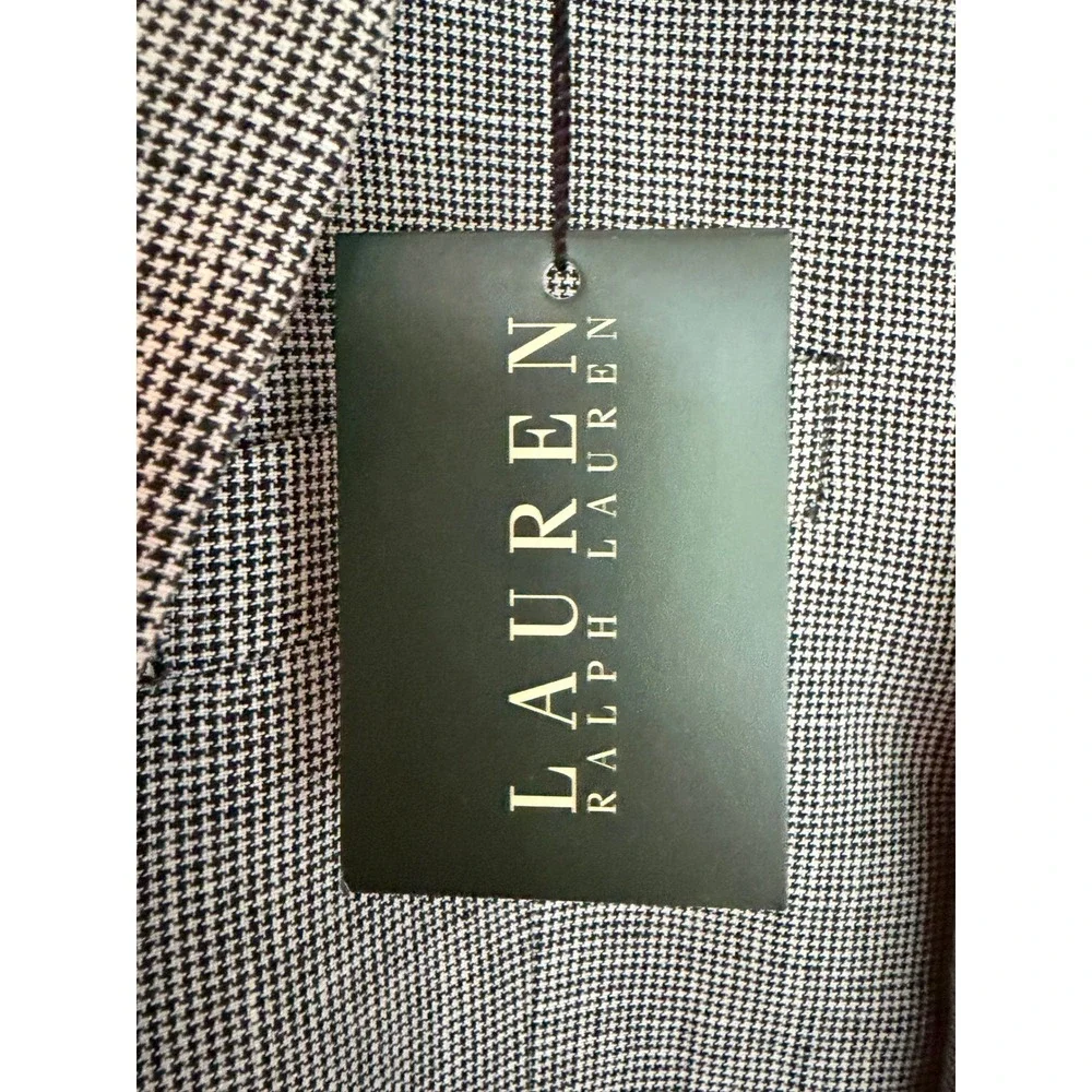 Lauren‎ Ralph Lauren Men's 42R Linen Houndstooth Sport Coat Blazer NWT